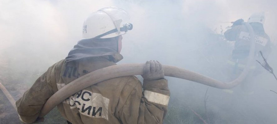 Пожарно-спасательные подразделения ликвидировали пожар в Пудожском районе.